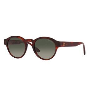 Giorgio Armani Acetate Frame Square Sunglasses Women Red